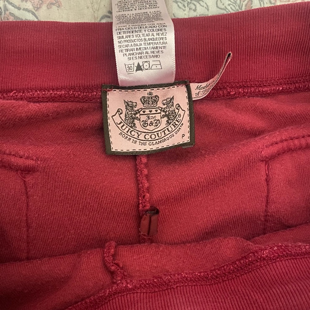 Vintage petite y2k Velvet maroon flare pants from juicy couture